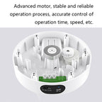 ND120 USB Automatic Rotating Camera Table Hand-Made Panoramic Display Table Turntable, 12cm/Powered by USB(W)