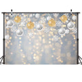 2.1m X 1.5m Christmas Ball Snowflake Party Decorative Photography Background, Christmas Ball