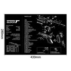 2 PCS Heat Transfer Non-Slip Single-Sided Office Gaming Mouse Pad, 2mm, 3mm, 4mm, 5mm
