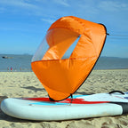 42 Inch Kayak Sail Downwind Paddle Board Sail, Paddle Board Sail(Blue), Paddle Board Sail(Red), Paddle Board Sail(Orange), Paddle Board Sail(Green)