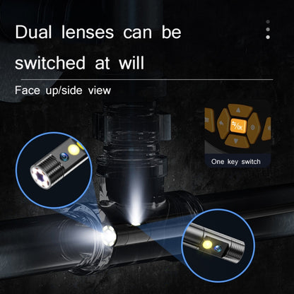 Industrial Dual-Lens Endoscope HD Handheld Screen Pipe Car Inspection Tool, Line Length 1m, Line Length 5m, Line Length 10m