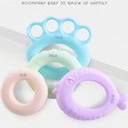 Children Grip Ring Finger Strength Training Finger Power Device, Specification: 5LB (Finite Orange Pink), 5LB (Finite Orange Pink), 15LB (Finite Light Blue), 25LB (Finite Light Purple), 35LB (Finite Light Green), 5LB (Olive Orange Pink)                ...