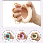 Children Grip Ring Finger Strength Training Finger Power Device, Specification: 5LB (Finite Orange Pink), 5LB (Finite Orange Pink), 15LB (Finite Light Blue), 25LB (Finite Light Purple), 35LB (Finite Light Green), 5LB (Olive Orange Pink)                ...