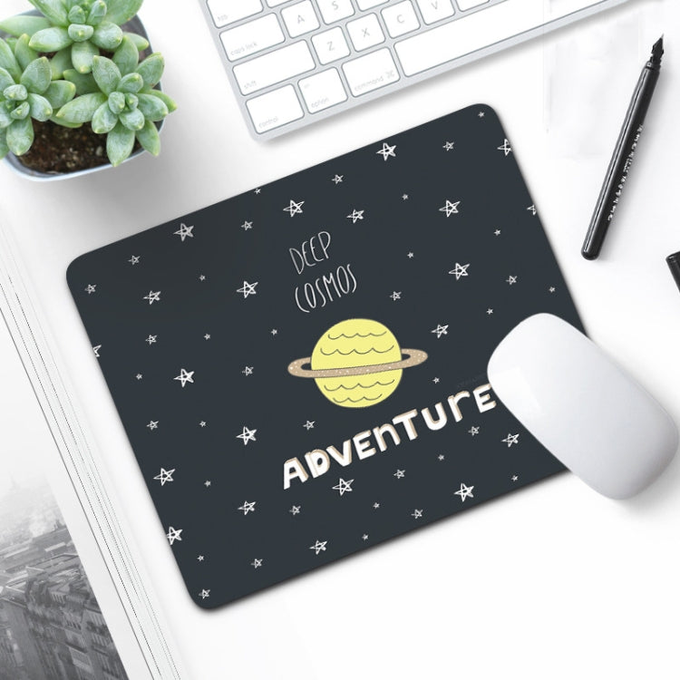 6 PCS Non-Slip Mouse Pad Thick Rubber Mouse Pad, Size: 21 X 26cm, Gift Of Love, Tea Cup Kitten, Colorful Flowers, Big Head, Stunning Pig, Fighting Dog, Blind Eye Cat, Starry Sky, Apricot Flower, Shy Kitten, Black White Circle, Garland Rabbit           ...