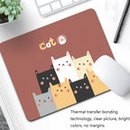 6 PCS Non-Slip Mouse Pad Thick Rubber Mouse Pad, Size: 21 X 26cm, Gift Of Love, Tea Cup Kitten, Colorful Flowers, Big Head, Stunning Pig, Fighting Dog, Blind Eye Cat, Starry Sky, Apricot Flower, Shy Kitten, Black White Circle, Garland Rabbit           ...