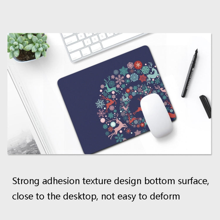 6 PCS Non-Slip Mouse Pad Thick Rubber Mouse Pad, Size: 21 X 26cm, Gift Of Love, Tea Cup Kitten, Colorful Flowers, Big Head, Stunning Pig, Fighting Dog, Blind Eye Cat, Starry Sky, Apricot Flower, Shy Kitten, Black White Circle, Garland Rabbit           ...