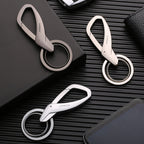 JOBON ZB-197 Car Waist Hanging Keychain Double Ring Metal Keychain, ZB-197