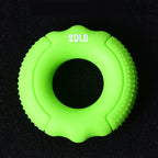 Silicone Gripper Finger Exercise Grip Ring, Specification: 60LB(Dot Orange), 20LB (Dot Green), 40LB (Dot Blue), 60LB(Dot Orange), 80LB(Dot Purple), 100LB (Dot Gray), 30LB (General Yellow), 40LB (General Rose Red), Universal point of 50LB blue          ...