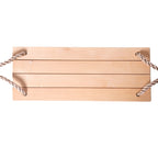 Adult Children Indoor Outdoor Wooden Swing Four Plank Swing,Random Color Delivery（Red), Wooden