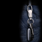JOBON ZB-8780 Multi-Function Keychain Man Portable Mobile Phone Bracket Metal Waist Car Keychain, ZB-8780