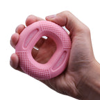 Adjustable Strength Silicone Gripper Arm Muscle Strength Rehabilitation Training Fitness Equipment, Colour: 20/30LB （Pink）, 20/30LB （Pink）, 30 / 40LB（Rose Red）, 40 / 50LB（Blue）, 50 / 60LB（Orange）, 70 / 80LB（Black）