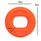 Adjustable Strength Silicone Gripper Arm Muscle Strength Rehabilitation Training Fitness Equipment, Colour: 20/30LB （Pink）, 20/30LB （Pink）, 30 / 40LB（Rose Red）, 40 / 50LB（Blue）, 50 / 60LB（Orange）, 70 / 80LB（Black）