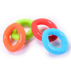 MAXSOINS MXO-7562KD Children Silicone Grip Device Olive Shape Rehabilitation Finger Grip Ring, 10LB(Green), 20LB(Blue), 30LB(Orange), 40LB(Red)