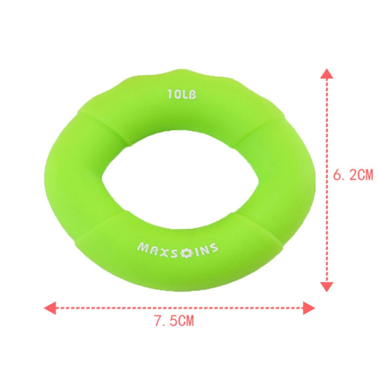 MAXSOINS MXO-7562KD Children Silicone Grip Device Olive Shape Rehabilitation Finger Grip Ring, 10LB(Green), 20LB(Blue), 30LB(Orange), 40LB(Red)