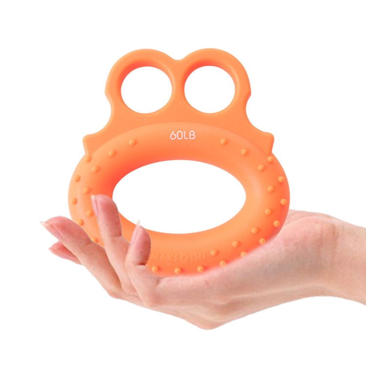 Angry Frog Shape Finger Grip Device Finger Strength Exercise Grip Ring, 2 PCS Angry Frog Finger Grip Ring(20LB (Green)), 2 PCS Angry Frog Finger Grip Ring(40LB (Blue)), 2 PCS Angry Frog Finger Grip Ring(60LB (Orange))                                   ...