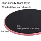Pilates Yoga Sliding Plate Home Sports Abs Cocked Butt Fitness Foot Sliding Plate, Foot Sliding Plate(Pink), Foot Sliding Plate(Cyan), Foot Sliding Plate(Yellow), Foot Sliding Plate(Gray), Foot Sliding Plate(Blue)