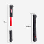 BG-Y2326 Bicycle Pump Portable Mini Home Charging Basketball Air Tube, Black Red, Black Gold, Black Blue