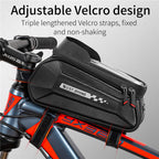 WEST BIKING 7 Inch Bike Top Tube Front Hard Shell Bag Touch Screen Waterproof Riding Gear Bag, YP0707261