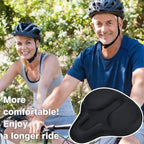Bicycle Cushion Cover Mountain Bike Road Bike Thickened Silicone Cushion Cover Riding Equipment, AQ-48