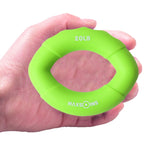 MAXSOINS MXO-009898 Silicone Finger Exercise Grip Device Olive Shape Rehabilitation Finger Pinch Device, Specification: 20LB(Red), 20LB(Green), 20LB(Red), 30LB(Yellow), 30LB(Pink), 40 pounds of blue, 50LB(Purple), 50LB(Orange), 60LB(Jade), 60LB(Gray)  ...