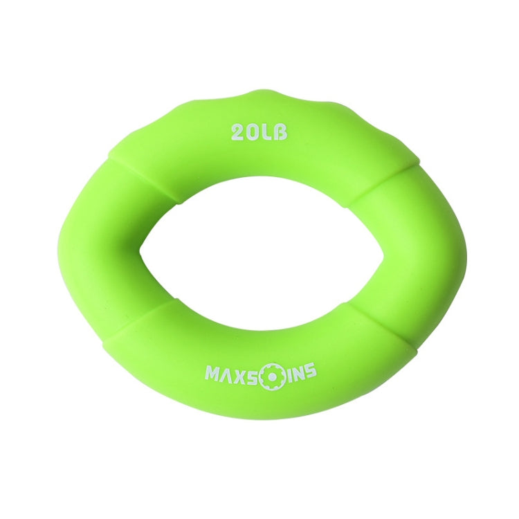 MAXSOINS MXO-009898 Silicone Finger Exercise Grip Device Olive Shape Rehabilitation Finger Pinch Device, Specification: 20LB(Red), 20LB(Green), 20LB(Red), 30LB(Yellow), 30LB(Pink), 40 pounds of blue, 50LB(Purple), 50LB(Orange), 60LB(Jade), 60LB(Gray)  ...