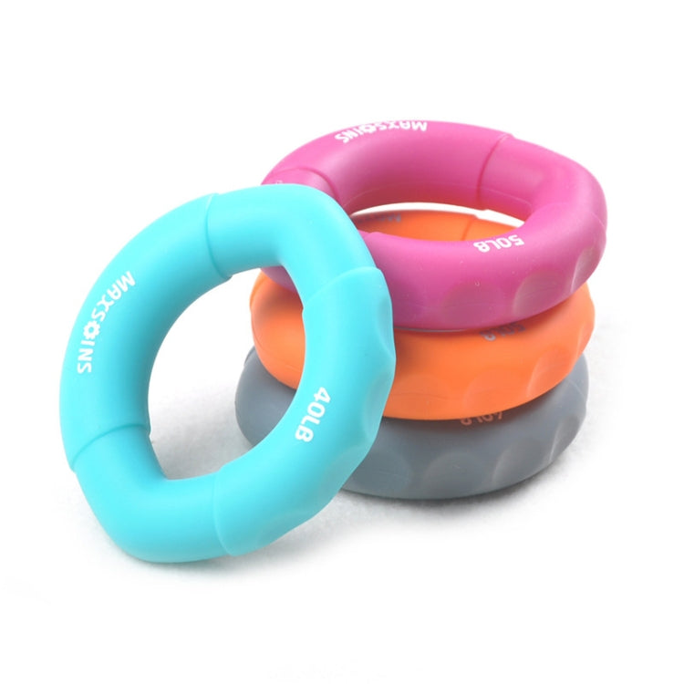 MAXSOINS MXO-009898 Silicone Finger Exercise Grip Device Olive Shape Rehabilitation Finger Pinch Device, Specification: 20LB(Red), 20LB(Green), 20LB(Red), 30LB(Yellow), 30LB(Pink), 40 pounds of blue, 50LB(Purple), 50LB(Orange), 60LB(Jade), 60LB(Gray)  ...