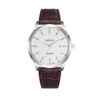 YAZOLE 308 Luminous Quartz Watch Men Watch, White Tray Brown Belt, White Tray Black Belt, Black Tray Black Belt, Black Tray Brown Belt, White Tray Silver Steel Strip, Black Tray Silver Steel Strip, Black Shell Black Tray Black Belt                     ...