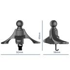 3 PCS A-004 Car Mobile Phone Bracket Air Outlet Hook Accessories, Black