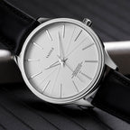 YAZOLE 512 Casual Quartz Men Watch, Silver Shell Black Tray Black Belt, Silver Shell White Tray Black Belt, Silver Shell Black Tray Brown Belt, Silver Shell White Tray Brown Belt, Black Shell Black Tray Black Belt, Black Shell Black Tray Brown Belt