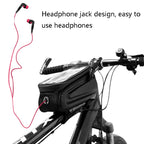 B50 Bicycle Hard Shell Front Beam Bag Mobile Phone Touch Screen Anti-Pouring Water Tube Bag, B50