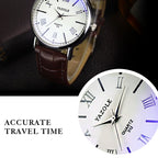 YAZOLE 313 Roman Numeral Dial Ladies Business Quartz Watch, Black Tray Black Belt, Black Tray Brown Belt, White Tray Black Belt, White Tray Brown Belt, Black Tray Silver Net Belt, White Tray Silver Net Belt