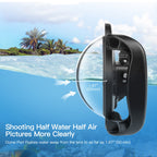 XTGP546 Dome Port Underwater Diving Camera Lens Transparent Cover Housing Case For DJI Osmo Action, For DJI Osmo Action