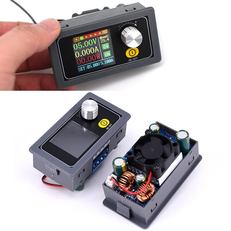 Colorful Screen DC 6.0-36V to 0.6-36V 5A Step Down Stabilized Power Supply Constant Voltage Current Buck Power Converter Power Supply Adjustable Module, SK3580