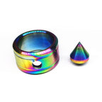 2 PCS Stainless Steel Self-Defense Ring Outdoor EDC Personal Protection Tool