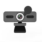 Network High-Definition Computer Camera Drive-Free Beautifying Light Camera with Omnidirectional Microphone, Cable Length: 1.8m, 1080P, 2K, 4K