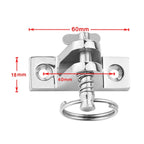 Mountain Type Seat Peg Ring 316 Stainless Steel Ship Accessories, 60 x 18mm