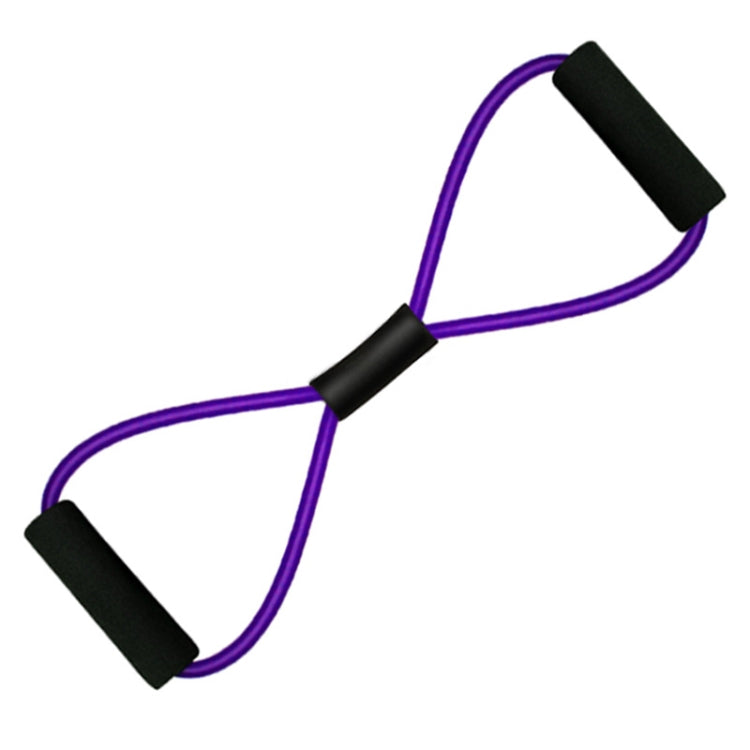 2 PCS Yoga Supplies 8-Word Tension Rope Tier Force Training To Make Chest Tube, 2 PCS Tension Rope(Monochrome Purple), 2 PCS Tension Rope(Monochrome Red), 2 PCS Tension Rope(Monochrome Black), 2 PCS Tension Rope(Monochrome Blue)                        ...