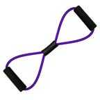 2 PCS Yoga Supplies 8-Word Tension Rope Tier Force Training To Make Chest Tube, 2 PCS Tension Rope(Monochrome Purple), 2 PCS Tension Rope(Monochrome Red), 2 PCS Tension Rope(Monochrome Black), 2 PCS Tension Rope(Monochrome Blue)                        ...
