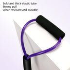 2 PCS Yoga Supplies 8-Word Tension Rope Tier Force Training To Make Chest Tube, 2 PCS Tension Rope(Monochrome Purple), 2 PCS Tension Rope(Monochrome Red), 2 PCS Tension Rope(Monochrome Black), 2 PCS Tension Rope(Monochrome Blue)                        ...