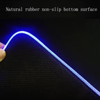 F-01 Rubber Thermal Transfer RGB Luminous Non-Slip Mouse Pad, 300x350x4mm, 350x600x3mm, 350x600x4mm, 300x800x3mm, 300x800x4mm