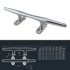 316 Stainless Steel Heavy Round Cable Bolt Yacht Bollard Shofar Pile For Boat, 100mm 4inch, 125mm 5inch, 150mm 6inch, 200mm 8inch, 250mm 10inch, 300mm 12inch