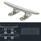 316 Stainless Steel Light-Duty Flat Claw Bolt Speedboat Yacht Ship Accessories, 100mm 4inch, 125mm 5inch, 150mm 6inch, 200mm 8inch, 250mm 10inch