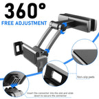 Pb-48 Car Post-Row Back Pillow Mobile Phone Holder Back Seat Flat Telescopic Bracket, Pb-48