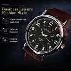 YAZOLE 281 Dual Digital Dial Simple Retro Business Couple Quartz Watch, Small Black Tray Brown Belt, Small White Tray Brown Belt, Small White Tray White Belt, Small White Tray Black Belt, Small White  Tray Red Belt, Small Black  Tray Black Belt        ...