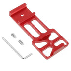20mm Rail Side Mount For GoPro HERO9 Black / HERO8 Black /7 /6 /5 /5 Session /4 Session /4 /3+ /3 /2 /1, DJI Osmo Action, Xiaoyi And Other Action Cameras, Hunting Shot, Red, Black