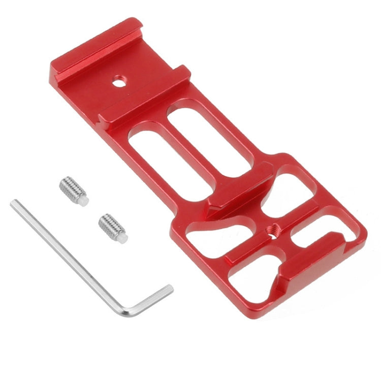 20mm Rail Side Mount For GoPro HERO9 Black / HERO8 Black /7 /6 /5 /5 Session /4 Session /4 /3+ /3 /2 /1, DJI Osmo Action, Xiaoyi And Other Action Cameras, Hunting Shot, Red, Black