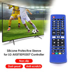 Y14 Remote Silicone Protective Case With Lanyard For LG AKB75095307/74915305/75375604