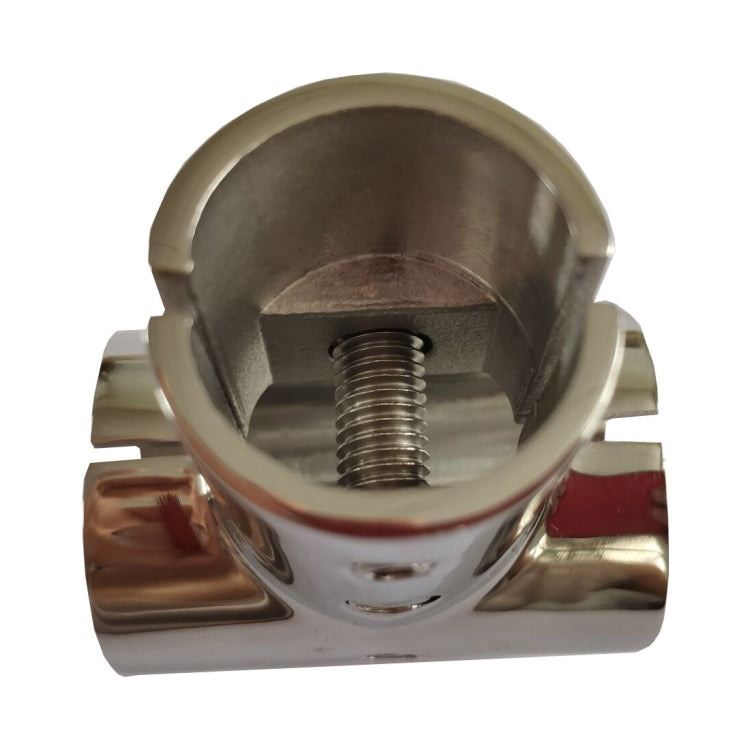 316 Stainless Steel Separable Three-Way Ship Pipe Joint for Yacht Engineering, Specification:, 22mm 7/8inch, 25mm 1inch