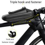 WEST BIKING YP0707263 Bicycle Outdoor Front Beam Bag EVA Hard Shell Phone Bag, Black, Dark Green, Orange, Fluorescent yellow, Gray