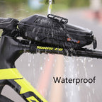 WEST BIKING YP0707263 Bicycle Outdoor Front Beam Bag EVA Hard Shell Phone Bag, Black, Dark Green, Orange, Fluorescent yellow, Gray